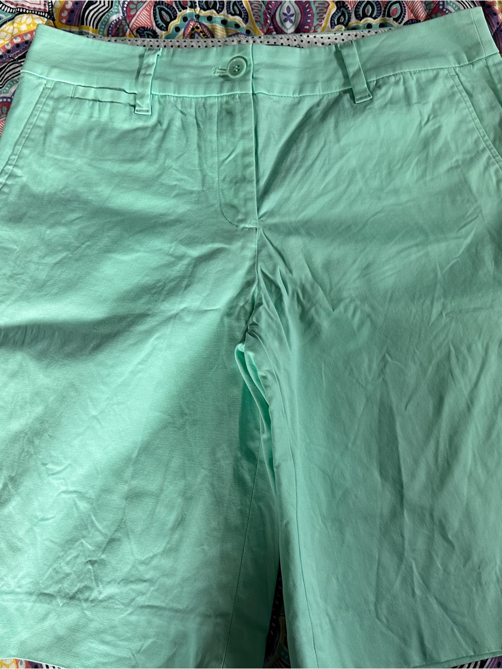 Talbots Mint Green Bermuda Shorts
